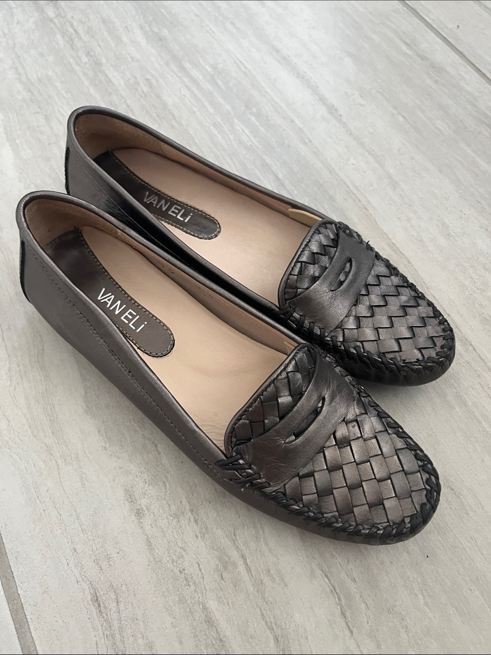 VanEli leather loafers